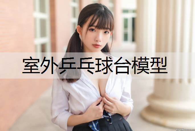 室外乒乓球台模型