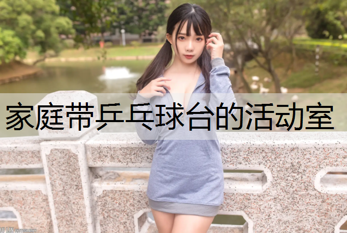 家庭带乒乓球台的活动室